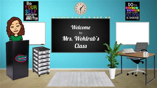 Mrs. Wohlrab's bitmoji classroom Mrs. Wohlrab's bitmoji classroom